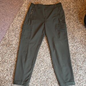 Athleta Dark Olive Cargo Pants